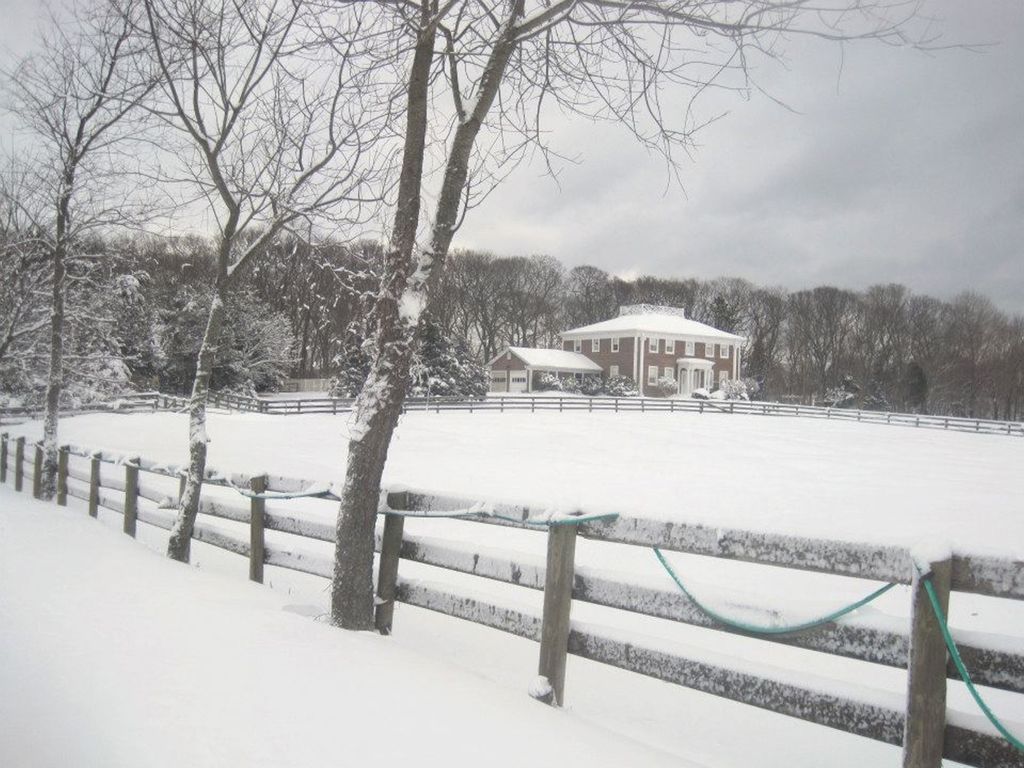 View across the main Training Ring in Winter